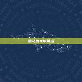属马的今年财运，2022 年属马的财运和运气如何