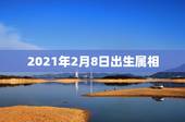 2021年2月8日出生属相，2021年今天属什么生肖？