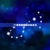71年男猪婚配90年女马，1978年属马的男配1971年属猪的女如何？