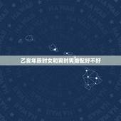 乙亥年辰时女和寅时男婚配好不好，男龙辰时女猴寅时婚姻相配好吗