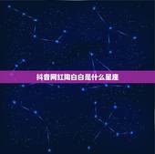 抖音网红陶白白是什么星座，抖音陶白白是什么梗