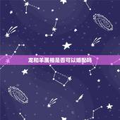 龙和羊属相是否可以婚配吗，龙和羊属相合吗
