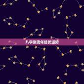 八字测流年起伏运势，想看一下八字流年运势？