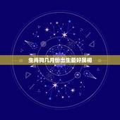 生肖狗几月份出生最好属相，属狗的几月出生最好