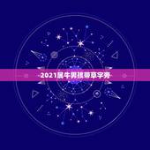 2021属牛男孩带草字旁，男孩草字头吉利的名字属牛