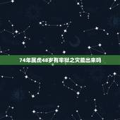 74年属虎48岁有牢狱之灾能出来吗，74年属虎的亲人离世灾难年龄