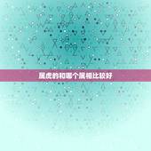 属虎的和哪个属相比较好，属虎的，和什么属相配比较好。