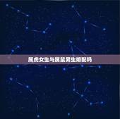 属虎女生与属鼠男生婚配吗，属鼠男生和属虎女生婚姻配吗