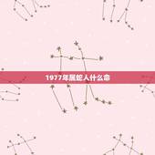 1977年属蛇人什么命，1977年属蛇人是什么命