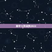 属牛12月运势2022，2022年属牛每月运程