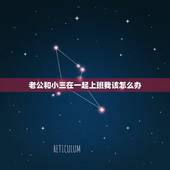 老公和小三在一起上班我该怎么办，我老公和小三在一起，我该怎么办
