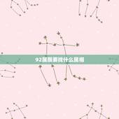 92属猴要找什么属相，1992年属猴的和什么生肖是主配？和那些是次配？