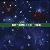 一九六五年农历十二月十七属相，万年历一九六五年的农历十二月十五