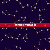 2022年新生肖码表图，香港12生肖49号码