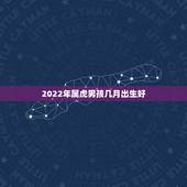 2022年属虎男孩几月出生好，2022不宜怀孕生肖