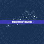 龙男88羊女91婚配好吗，1991年属羊女与1988年属龙男婚配咋样？