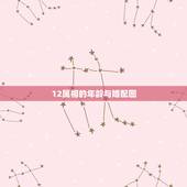 12属相的年龄与婚配图，12生肖属相婚配相配相克表