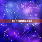 一家好几个属相怎么选楼层，家里多个属相，按谁的选楼层