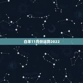 白羊11月份运势2022，93年属鸡的白羊座在2014年的十一月运势
