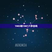 1983和1987八字合吗，1983年的猪1987年的兔八字合吗