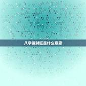 八字偏财旺是什么意思，我的八字中有，正偏财旺，食神太旺，请问他们代表什