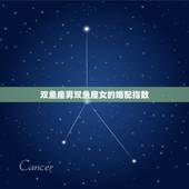 双鱼座男双鱼座女的婚配指数，天蝎座(男)，双鱼座(女)，相配的指数是多
