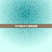 1978年2021年的运势，1978属马人2021年运势情况是什么？