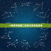 一月羊守空房二月羊三月羊五月羊，腊月羊守空房什么意思
