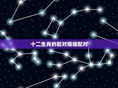 十二生肖的配对婚姻配对，十二生肖属相婚姻相配