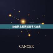 缺金缺土的男孩名字大全集 缺金的男孩名字大全集