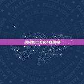 属猪的三合和6合属相，三合和六个合生肖是什么意思？