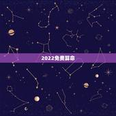 2022免费算命，生辰八字2022年运势