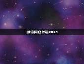 微信网名财运2021，2021年能带来好运的微信名字有哪些？