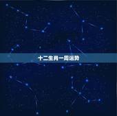 十二生肖一周运势，十二生肖每天的运气