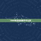 1999年出生的属于什么命，1999年生的是什么命
