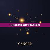 公历2006年5月11日五行属相，1997年是什么命