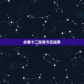 必看十二生肖今日运势，十二生肖运势查询？