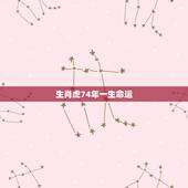 生肖虎74年一生命运 74年属虎48岁背叛婚姻