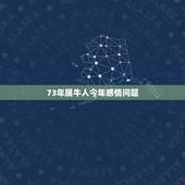 73年属牛人今年感情问题 73年属牛女2022年感情