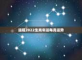 运程2022生肖年运每月运势，2022年12生肖每月运势
