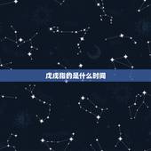 戊戌指的是什么时间，丁酉年是哪一年
