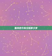 属羊的今年分别多少岁，属羊人2022 年多少岁