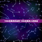 1986年属虎的运势 1986年属虎人的命运