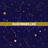 怎么样才能快速怀上宝宝，怎么才能怀上宝宝