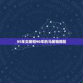 95年女猪和90年的马属相婚配，95年1月17的女猪和90年7月20的