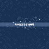 八字合五个字啥意思，八字有五个字相合，可以结婚吗