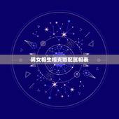 男女相生相克婚配属相表，民间婚配属相禁忌