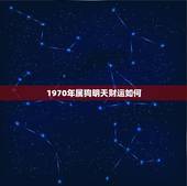 1970年属狗明天财运如何，1970年属狗在牛年的运势