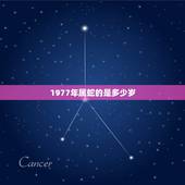 1977年属蛇的是多少岁，属蛇人今年几岁