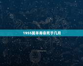 1955属羊寿命死于几月，属羊的终身寿命